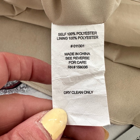 Birdy Grey One-Shoulder Satin Gown in Champagne Gold - Picture 7 of 7